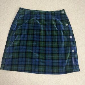 90s Y2K vintage cK Calvin Klein plaid mini skirt
